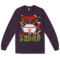 Plum nurse squad Long Sleeve Tee - MaliasSmallBusiness
