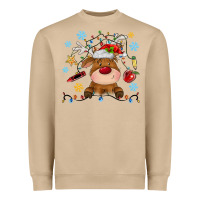 Mushroom christmas deer school Heavyweight Sweatshirt - MaliasSmallBusiness