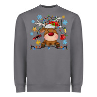 Storm christmas deer school Heavyweight Sweatshirt - MaliasSmallBusiness