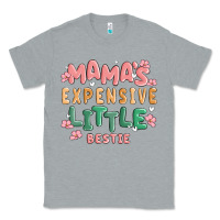 Heather Grey mamas expensive little bestie Classic Tee - MaliasSmallBusiness