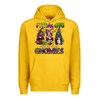 Lemon parading with my gnomies mardi gras Premium Hoodie - CowGirlArtShop