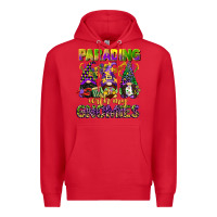 Red parading with my gnomies mardi gras Premium Hoodie - CowGirlArtShop