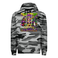 Slate Camo parading with my gnomies mardi gras Premium Hoodie - CowGirlArtShop