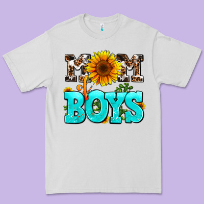 Mom Of Boys Premium Tee Designed By Adodesignshop