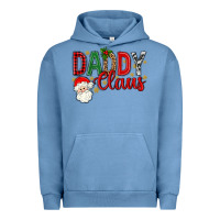 Pigment Pebble Blue Western Daddy Claus Urban Hoodie - BundleAndBundleShop