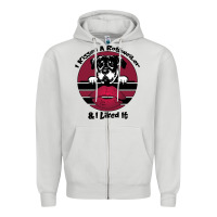 Dove Grey I kissed a dog and I like it Zipper Hoodie - Bettercallsaul
