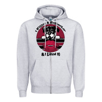 Heather Grey I kissed a dog and I like it Zipper Hoodie - Bettercallsaul