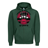 Sports Green I kissed a dog and I like it Zipper Hoodie - Bettercallsaul