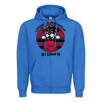 True Royal I kissed a dog and I like it Zipper Hoodie - Bettercallsaul