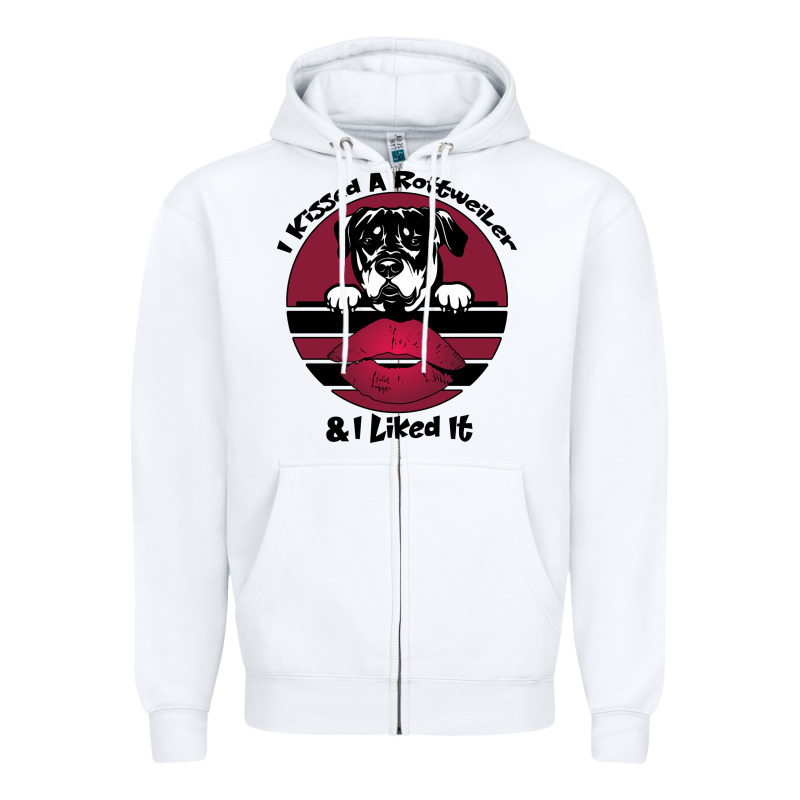 I Kissed A Dog And I Like It Zipper Hoodie by Bettercallsaul | Teevron