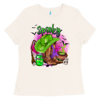Bone spooky cowgirl  halloween Ladies Tee - AdoDesignShop