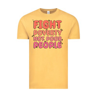 Vintage Mustard fight poverty not poor people Vintage Tee - MaliasSmallBusiness
