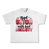 Lunar Rock bad bitch with bad anxiety Urban Heavy Tee - MaliasSmallBusiness
