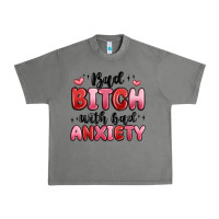 Tornado bad bitch with bad anxiety Urban Heavy Tee - MaliasSmallBusiness