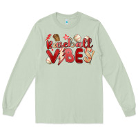 Matcha baseball vibes Long Sleeve Tee - MaliasSmallBusiness