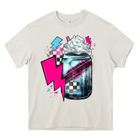 Cream racing coffee Heavy Core Tee - JahusDesignShop