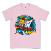 Bubblegum Pink beach please Classic Tee - CowhideDigitalArt