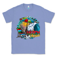 Colony Blue beach please Classic Tee - CowhideDigitalArt