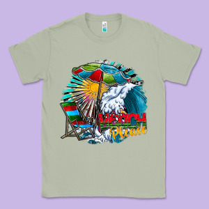 Beach Please Classic Tee Designed By Cowhidedigitalart