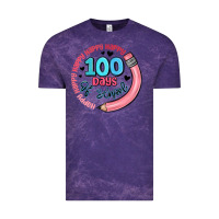 Cloud Purple happy 100 days of school Vintage Tee - MaliasSmallBusiness