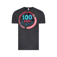 Vintage Black happy 100 days of school Vintage Tee - MaliasSmallBusiness