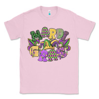 Bubblegum Pink mardi gras Classic Tee - MaliasSmallBusiness
