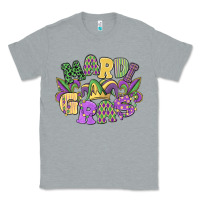 Heather Grey mardi gras Classic Tee - MaliasSmallBusiness