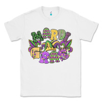White mardi gras Classic Tee - MaliasSmallBusiness