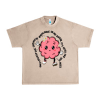 French Oak brain Urban Heavy Tee - MaliasSmallBusiness
