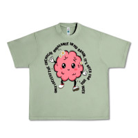 Oil Green brain Urban Heavy Tee - MaliasSmallBusiness