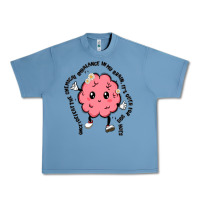 Pebble Blue brain Urban Heavy Tee - MaliasSmallBusiness