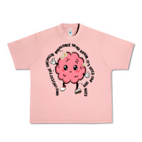 Salmon brain Urban Heavy Tee - MaliasSmallBusiness