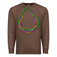 Chestnut mardi gras beads Premium Sweatshirt - CowGirlArtShop