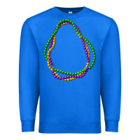 True Royal mardi gras beads Premium Sweatshirt - CowGirlArtShop