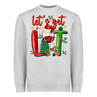 Heather Grey let's get lit Heavyweight Sweatshirt - MaliasSmallBusiness