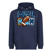 Navy Football mom blue team color Heavyweight Hoodie - HowdyJamesFarm