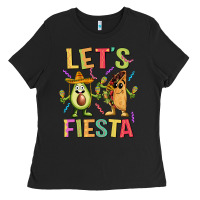 Black let's fiesta taco Ladies Tee - JahusDesignShop