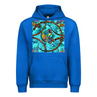Cobalt Lake Babe And Fish With Camouflage Seamless Pattern Urban Hoodie - BundleAndBundleShop