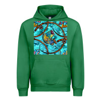 Emerald Lake Babe And Fish With Camouflage Seamless Pattern Urban Hoodie - BundleAndBundleShop