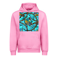 Fuchsia Pink Lake Babe And Fish With Camouflage Seamless Pattern Urban Hoodie - BundleAndBundleShop