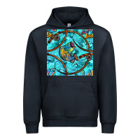 Navy Lake Babe And Fish With Camouflage Seamless Pattern Urban Hoodie - BundleAndBundleShop