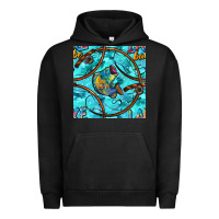 Pigment Black Lake Babe And Fish With Camouflage Seamless Pattern Urban Hoodie - BundleAndBundleShop