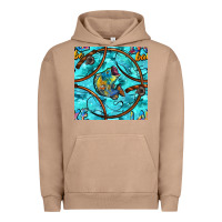 Pigment Burro Lake Babe And Fish With Camouflage Seamless Pattern Urban Hoodie - BundleAndBundleShop