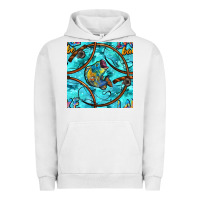 Pigment Lunar Rock Lake Babe And Fish With Camouflage Seamless Pattern Urban Hoodie - BundleAndBundleShop