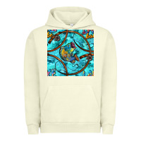 Pigment Pistachio Lake Babe And Fish With Camouflage Seamless Pattern Urban Hoodie - BundleAndBundleShop