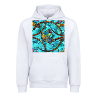 White Lake Babe And Fish With Camouflage Seamless Pattern Urban Hoodie - BundleAndBundleShop
