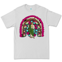Dove Grey san judas rainbow Premium Tee - JahusDesignShop