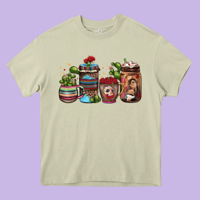 Mexican Coffee Heavy Core Tee Designed By Jahusdesignshop