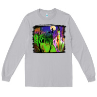 Moon Dust halloween background Long Sleeve Tee - JahusDesignShop
