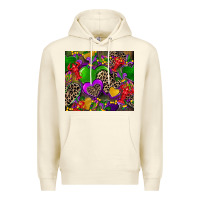 Sandshell mardi gras hearts Premium Hoodie - CowGirlArtShop